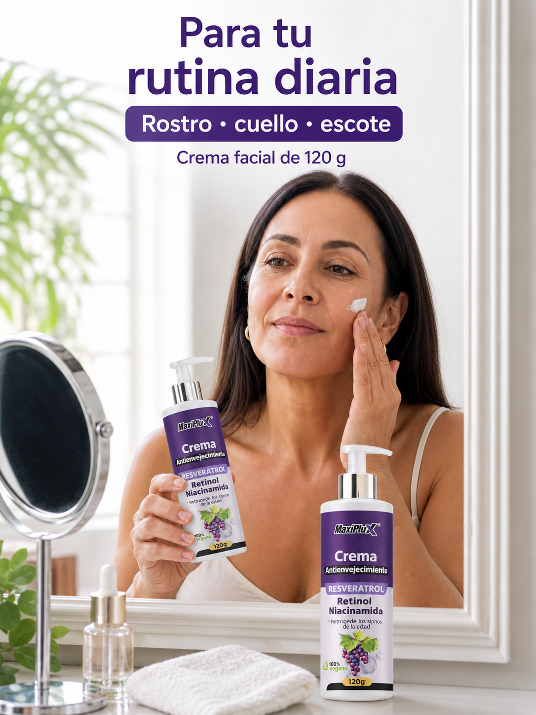 CREMA RESVERATROL ANTIENVEJECIMIENTO